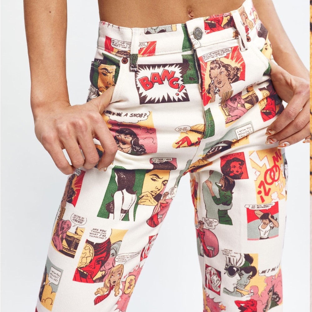 NWT - Reformation ‘Comic High Rise Straight Long Jeans’ - Size 25
